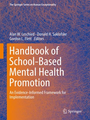 cover image of Handbook of School-Based Mental Health Promotion